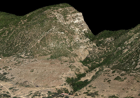 Photogrammetric digital surface model (DSM) of a town at the base of mountains in Utah. 15cm GSD. I was very pleased with how gorgeous this ended up being! <a href='http://www.kasurveys.com' target='_blank'>Keystone Aerial Surveys, Inc.</a>